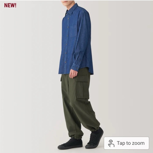 MUJI Men’s Easy Cargo Pants - Picture 2 of 3
